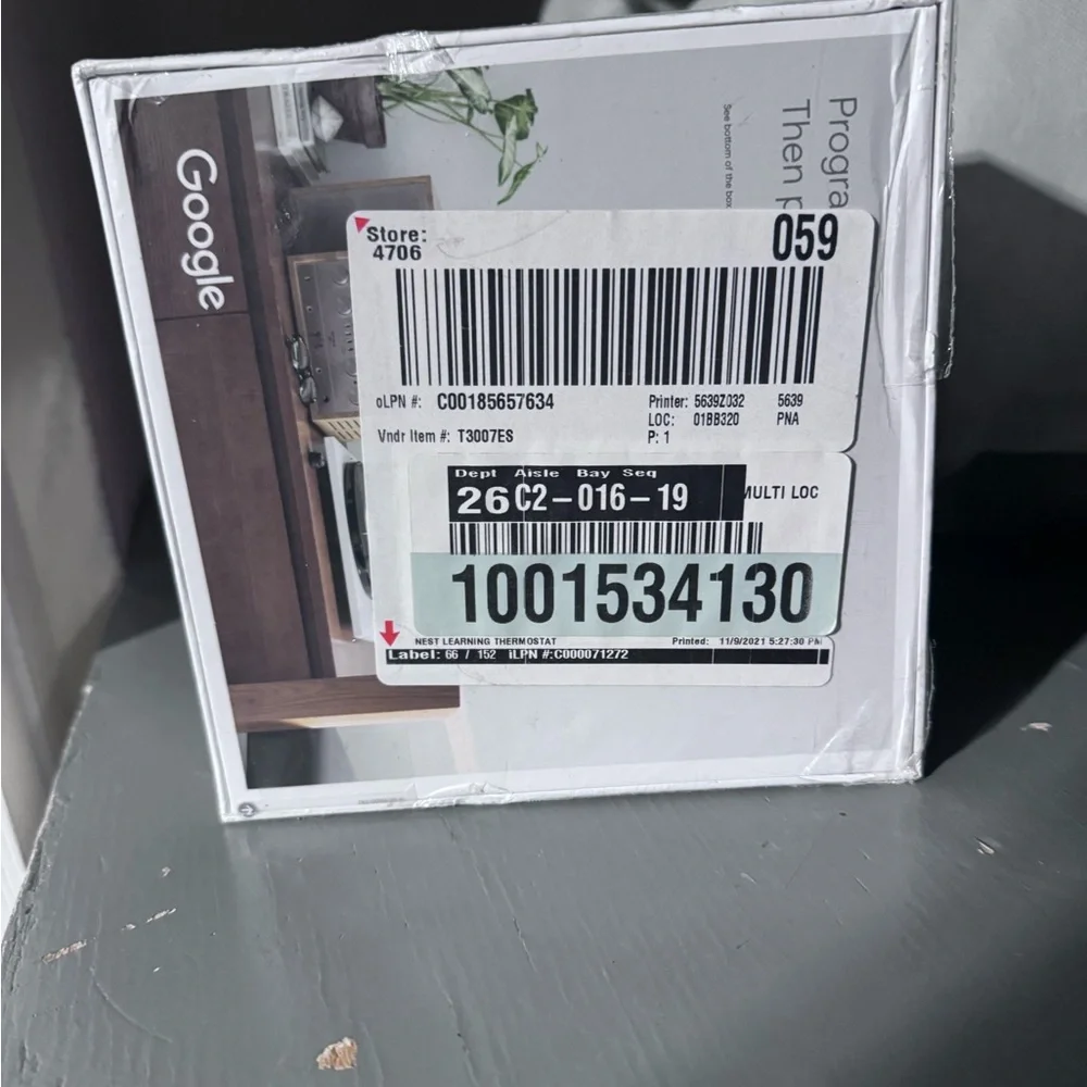 GOOGLE Nest learning thermostat